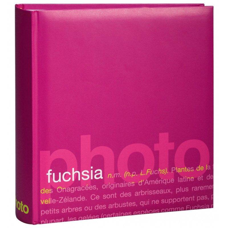 Lot de 6 albums 2d choix Words 200 pochettes 11,5x15 EFB-fushia