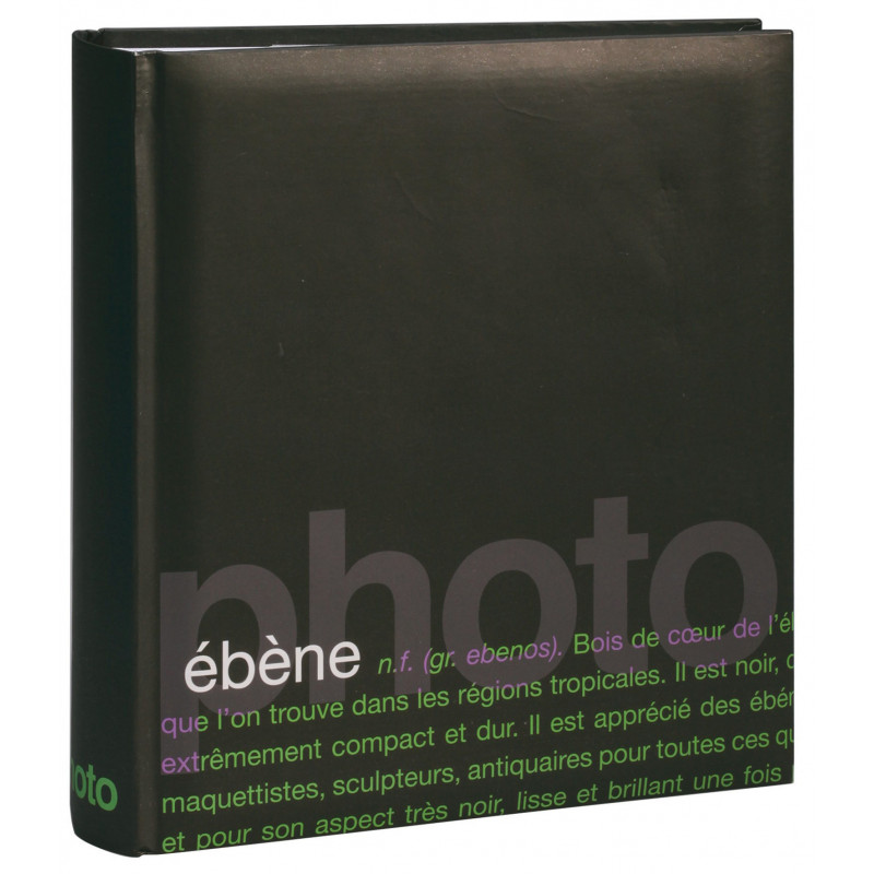 Lot de 6 albums photo 2d choix Words brun pour 200 photos 11.5x15