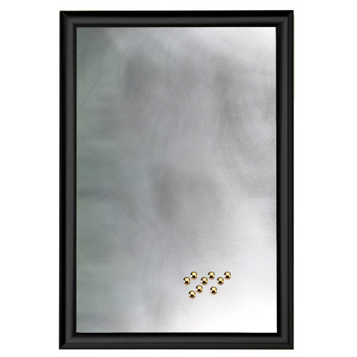 Pêle-mêle magnétique Noir CPC 40X50 fond alu