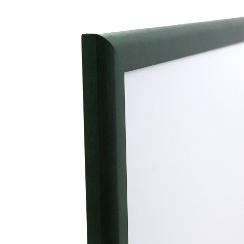 Pêle-mêle magnétique Bologna 40X50 vert foncé fond blanc-moulure