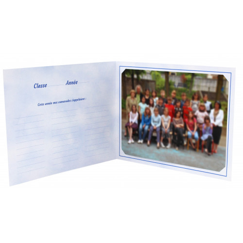 Lot de 26 cartonnages photo scolaire - Groupe 18x24 - Tramway
