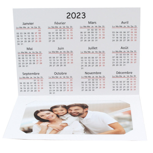Lot cartonnage photo Calendrier 2023 - Horizontal N2