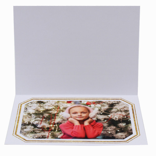 Lot de 100 cartonnages Noel 13x18 horizontal octo doré Grand Pere Noel Trio