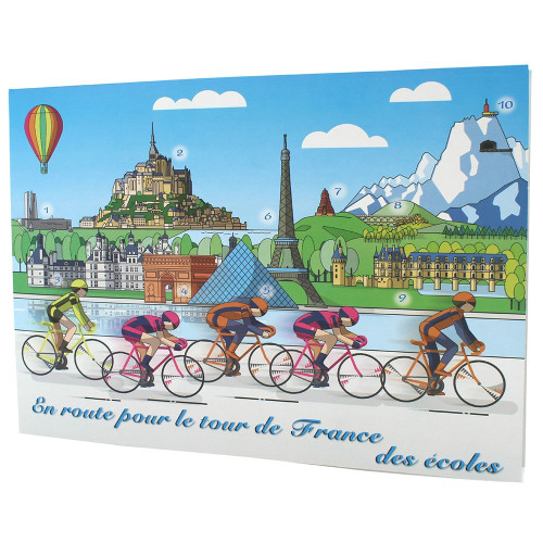 Lot de 100 cartonnages photo scolaire - Groupe 18x24 - Tour de France