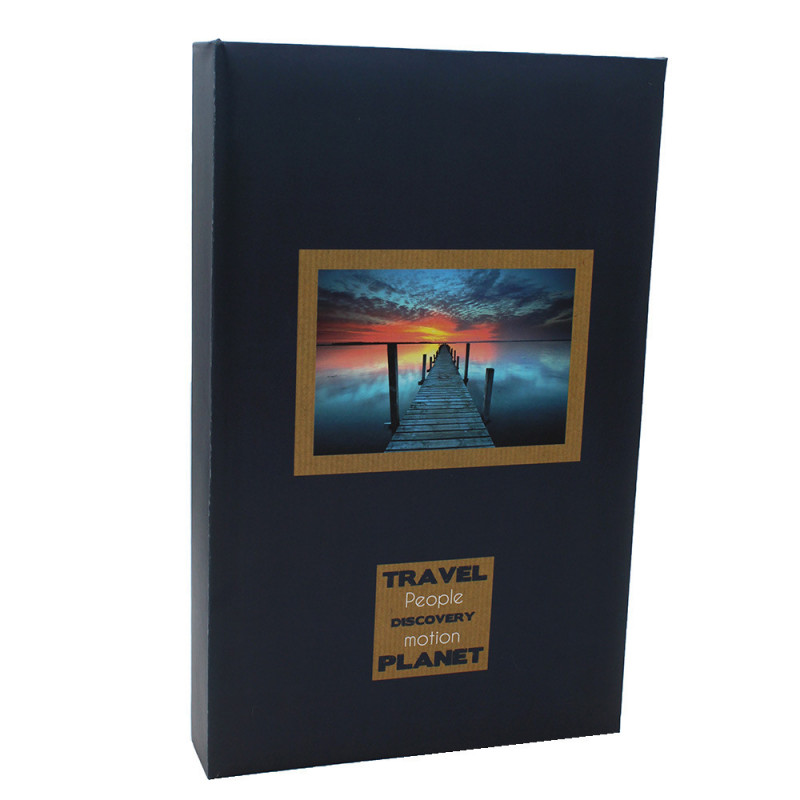 Lot de 5 albums photo Voyages bleus 2d choix 300 pochettes 11X15