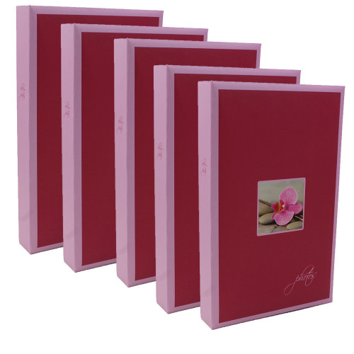 Lot de 5 albums photo Ariane Atmophere rose 300 pochettes 11X15 2d choix