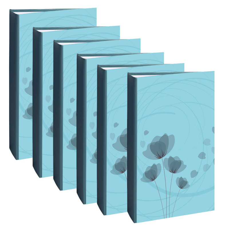 Lot 6 albums Ellypse 2 bleu 2d choix 300 pochettes 11,5X15 