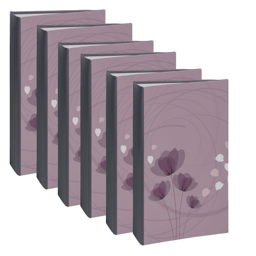 Lot de 6 albums photo Erica Ellypse 2 violet 300 pochettes 11,5X15 2d choix