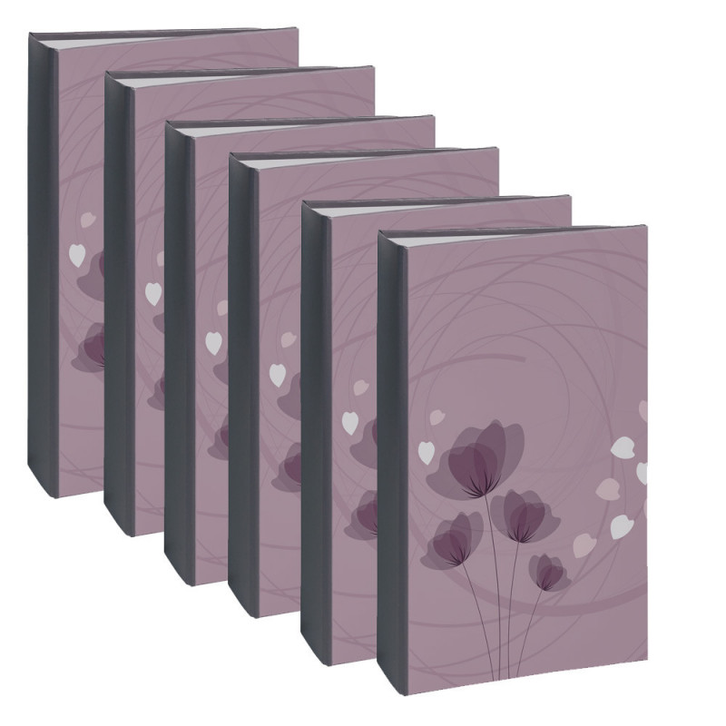 Lot 6 albums Ellypse 2 violet 2d choix 300 pochettes 11,5X15 