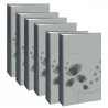 Lot 6 albums Ellypse 2 gris 2d choix 300 pochettes 11,5X15 