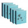 Lot 6 albums Ellypse 2 bleu 2d choix 200 pochettes 11,5X15 