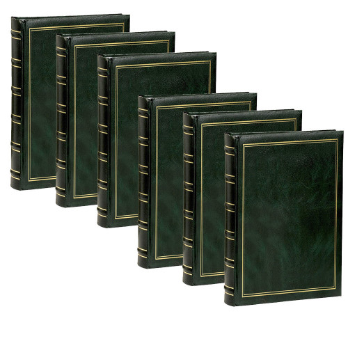 Lot de 6 albums 300 pochettes 11.5x15 Erica Marbré vert 2d choix