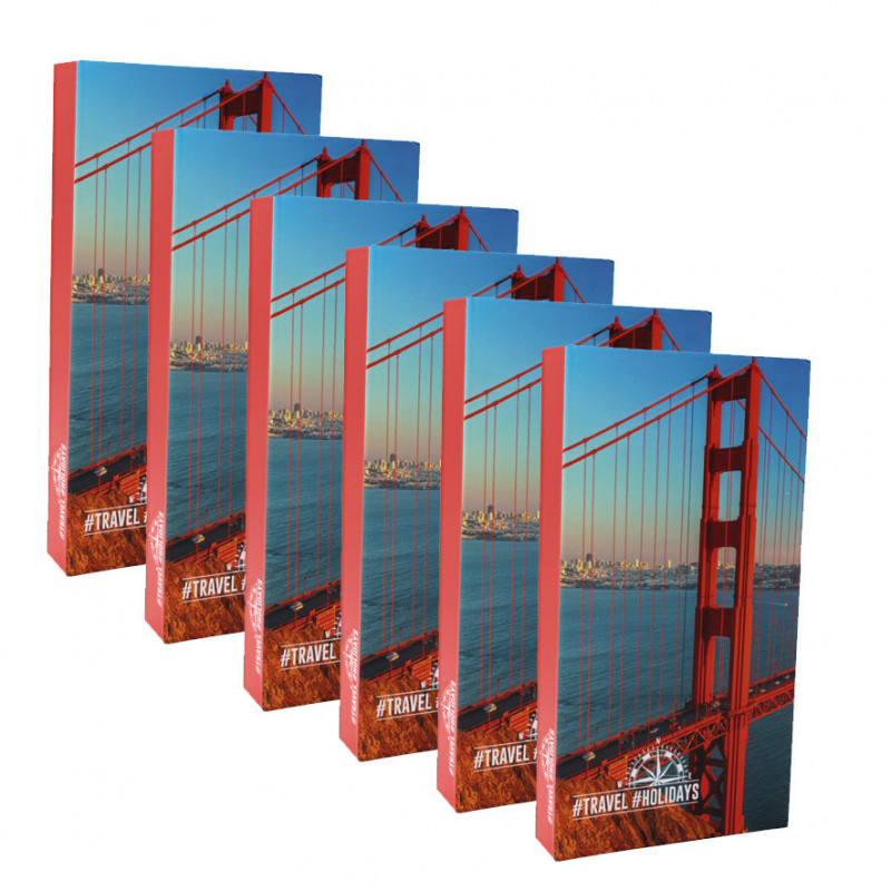 Lot de 6 albums photo Golden Gate 300 pochettes 10X15 2d choix