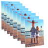 Lot de 8 mini albums photo souples 2d choix famille 36 pochettes 13x18