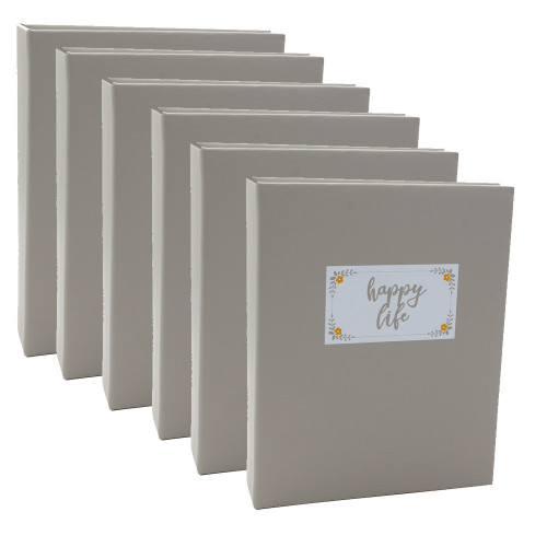 Lot de 6 albums photo CPC Dual beige 200 pochettes 13x18 2d choix