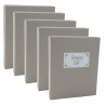 Lot de 5 albums photo Dual beige 200 pochettes 13x18 2d choix
