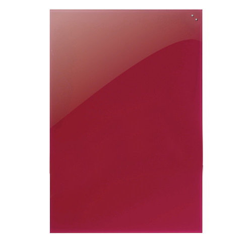 tableau magnetique naga en verre 40X60 rouge