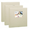 Lot 3 albums Erica Square beige 500 pochettes 11.5x15 2d choix