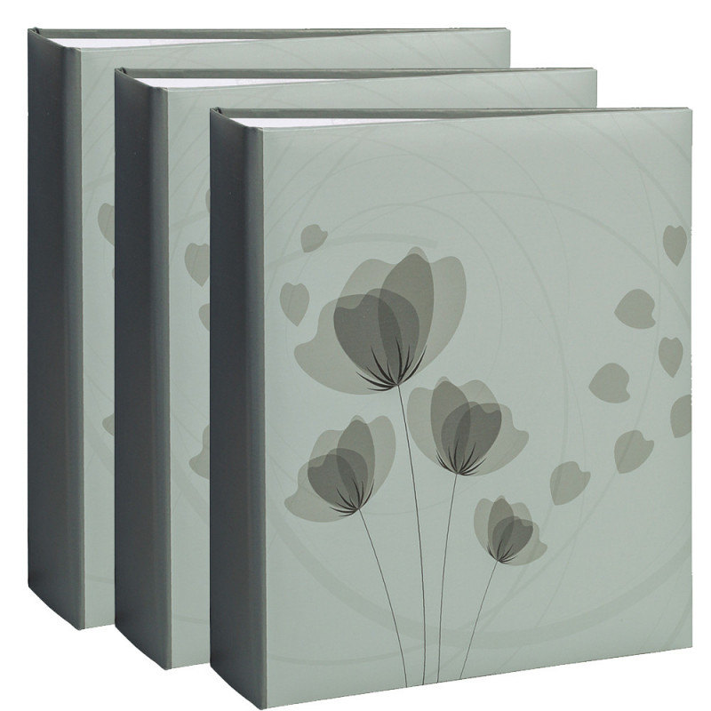 Lot 3 albums Ellypse 2 gris 2d choix 200 pochettes 11,5X15 