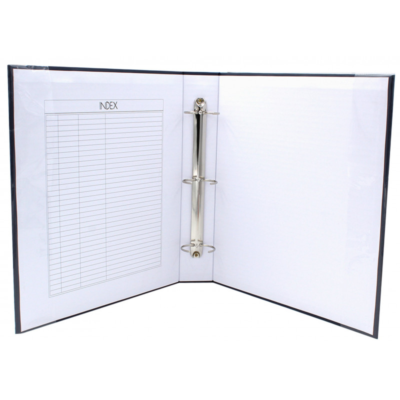 lot de 4 classeurs verts vides 3 anneaux et perforatrice