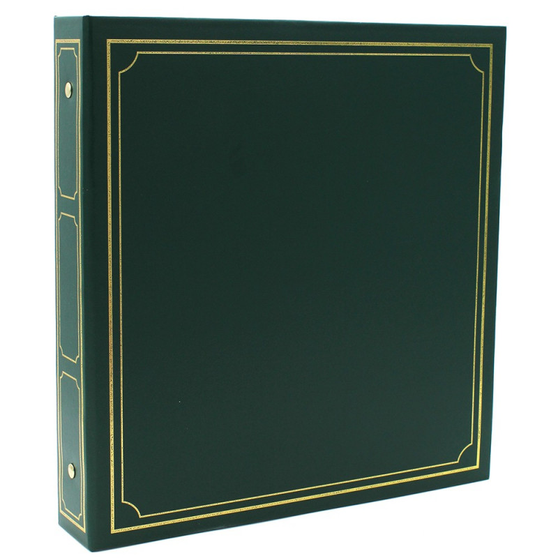 lot de 4 classeurs verts vides 3 anneaux et perforatrice