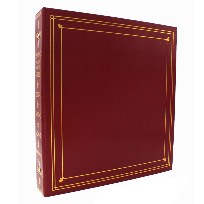 lot de 4 classeurs bordeaux vides 3 anneaux et perforatrice