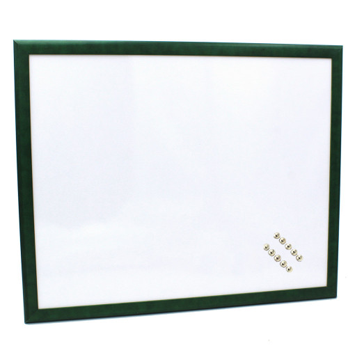 Pêle-mêle magnétique Bologna 40X50 vert foncé fond blanc