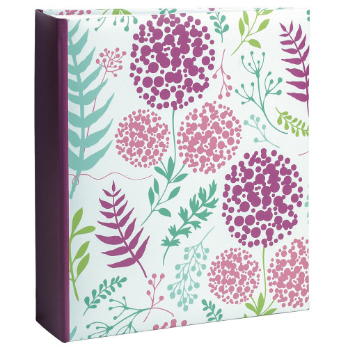 Album photo Flowers 2 Violet 200 pochettes 11,5X15 2d choix