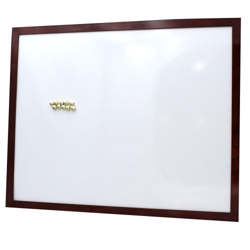 Pêle-mêle magnétique CPC en bois Loupe 40X50 fond blanc