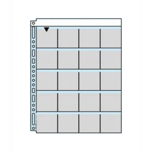 Lot de 10 feuillets Panodia classement pour diapos 5x5 cm