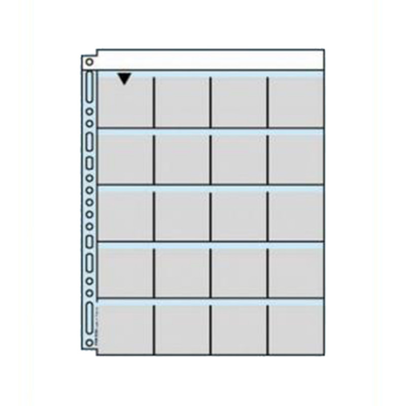 Lot de 10 feuillets Panodia classement pour diapos 5x5 cm