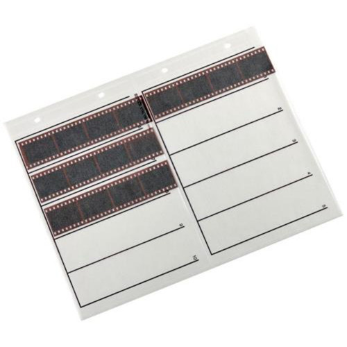 Lot de 25 feuillets Panodia papier cristal pour négatif 35mm