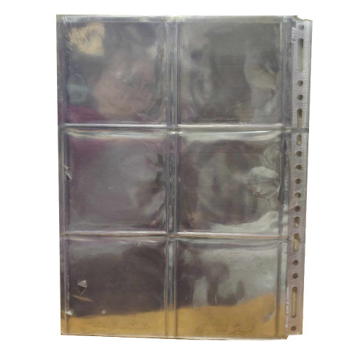 Lot de 10 feuillets Panodia M90 classement pour photos carrées 9x9 cm