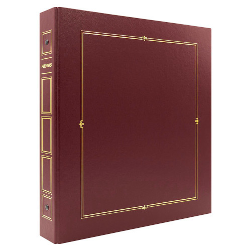 Classeur Photo Cordoue Bordeaux – 400 Photos 10x15 11,5x15 – Ceanothe