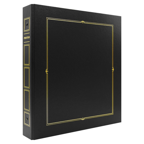 Classeur Photo Cordoue Noir – 400 Photos 10x15 11,5x15 – Ceanothe