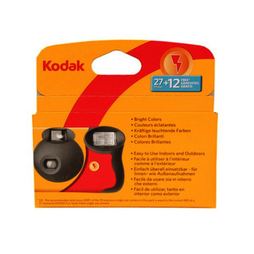Jetable Kodak FunSaver flash 27 +12 poses