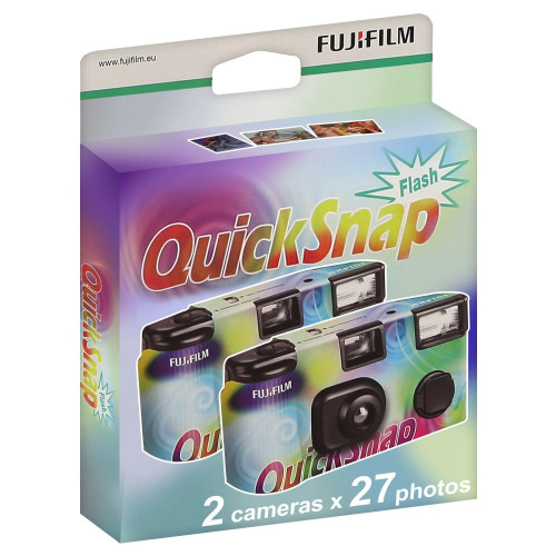 Lot de 2 appareils photo jetables Fujifilm Quicksnap flash 27 poses