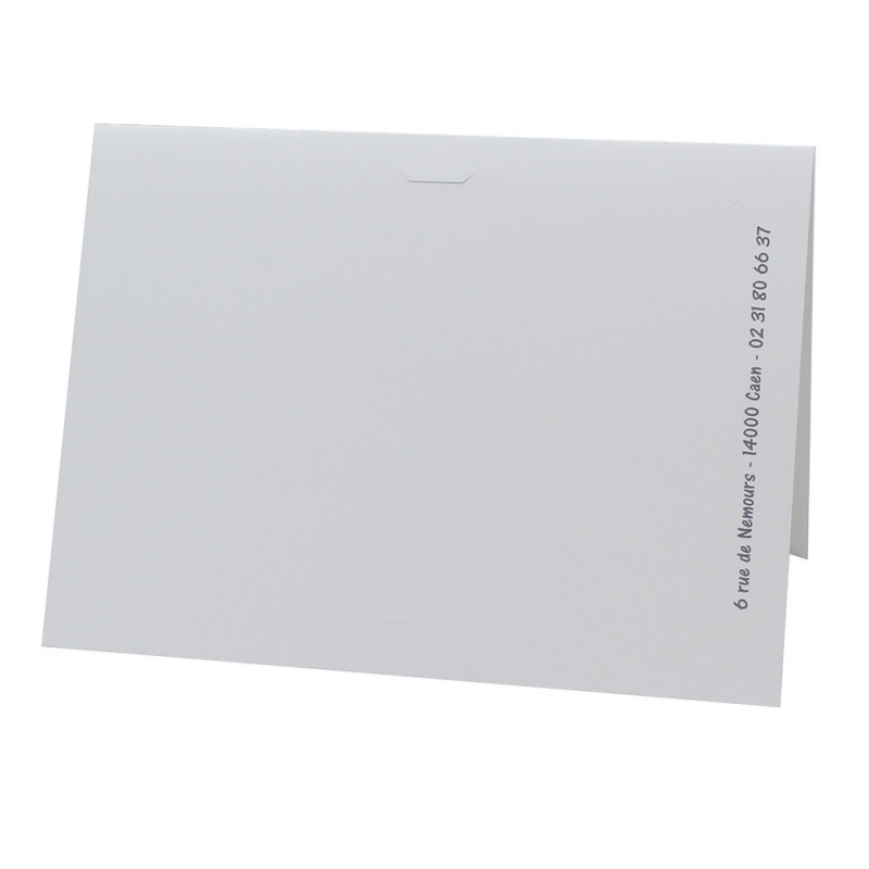 Lot cartonnage photo blanc Personnalisable - Horizontal 2023