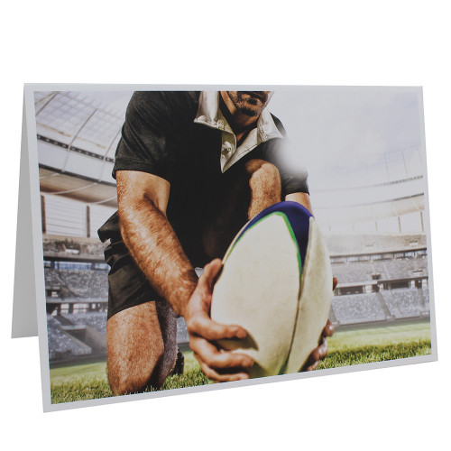 Cartonnage photo scolaire - Groupe 20x30 - Rugby Le drop