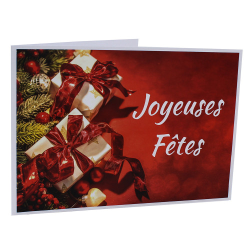 Cartonnage Joyeuses Fêtes - Groupe 20x30-18x27-18x25-18x24 avec RABAT - Paquets cadeaux