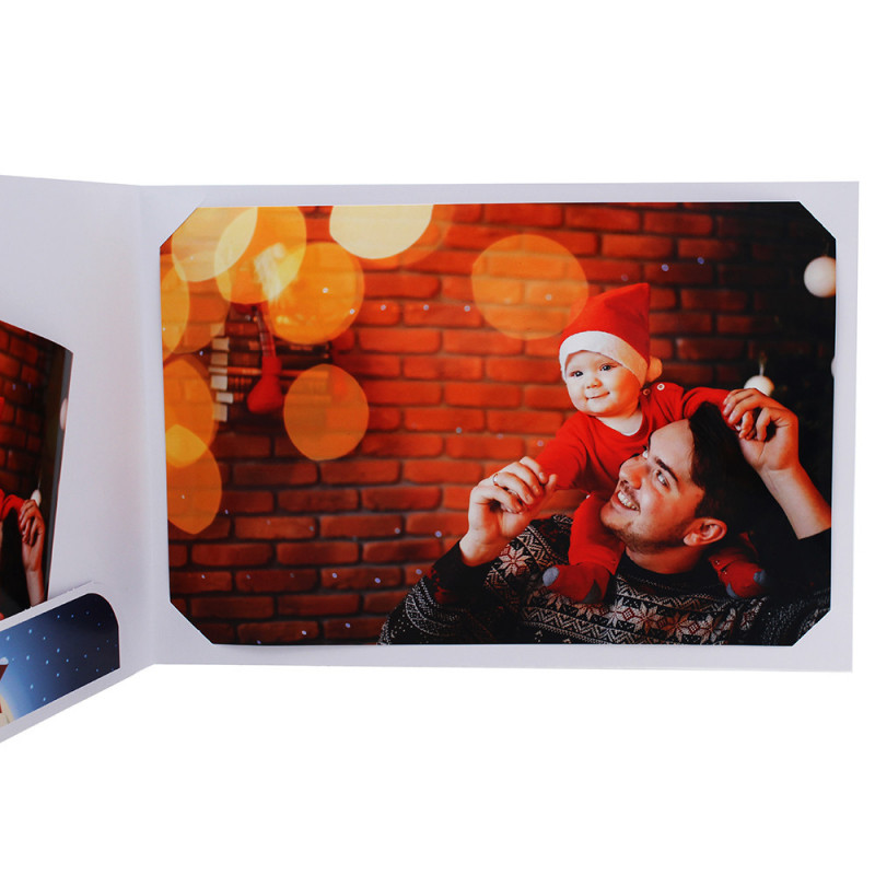 Cartonnage Joyeuses Fêtes - Groupe 20x30-20x25-18x27-18x25-18x24 avec RABAT - Traineau du Père Noël