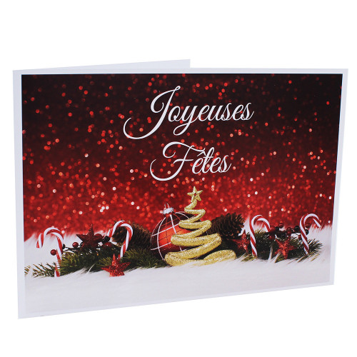Cartonnage Joyeuses Fêtes - Groupe 20x30-18x27-18x25-18x24 avec RABAT - Composition de Noël