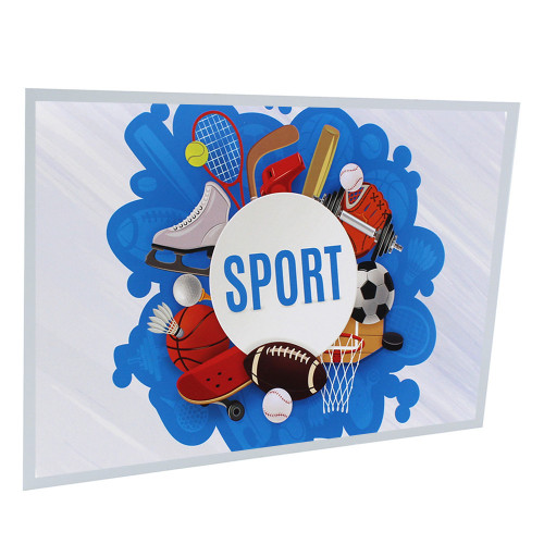 Cartonnage scolaire - Groupe 20x30-20x25-18x27-18x25-18x24 avec RABAT - Vive le sport