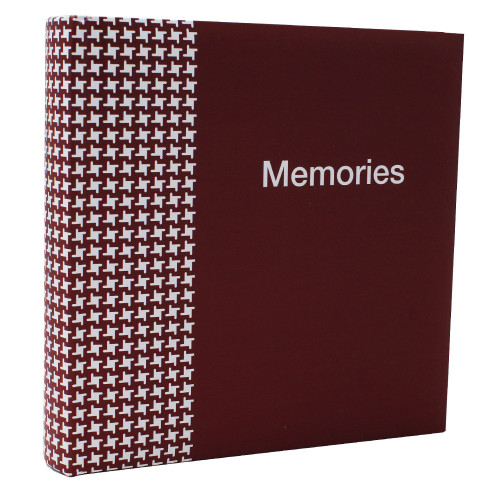 Album photo KP Pattern bordeaux 200 pochettes 10X15