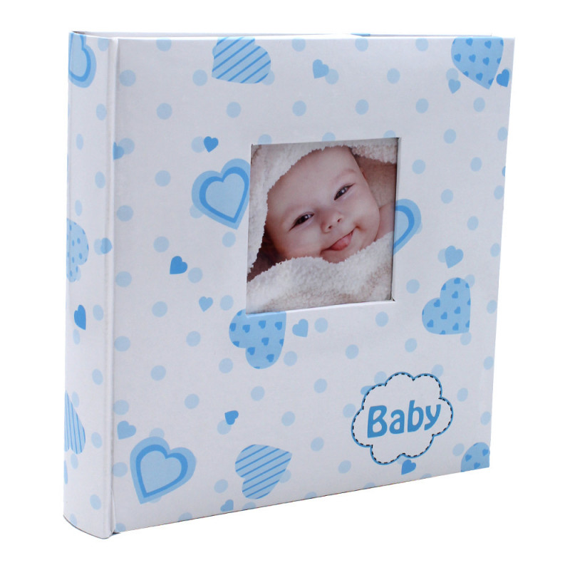 Album photo bébé KP Baby bleu 200 pochettes 10X15