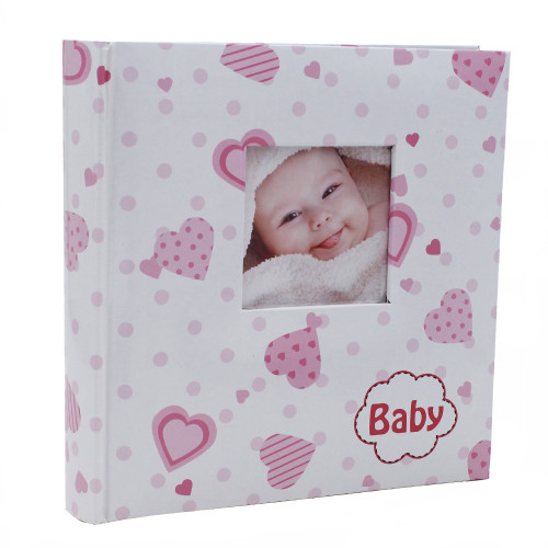Album photo bébé KP Baby rose 200 pochettes 10X15