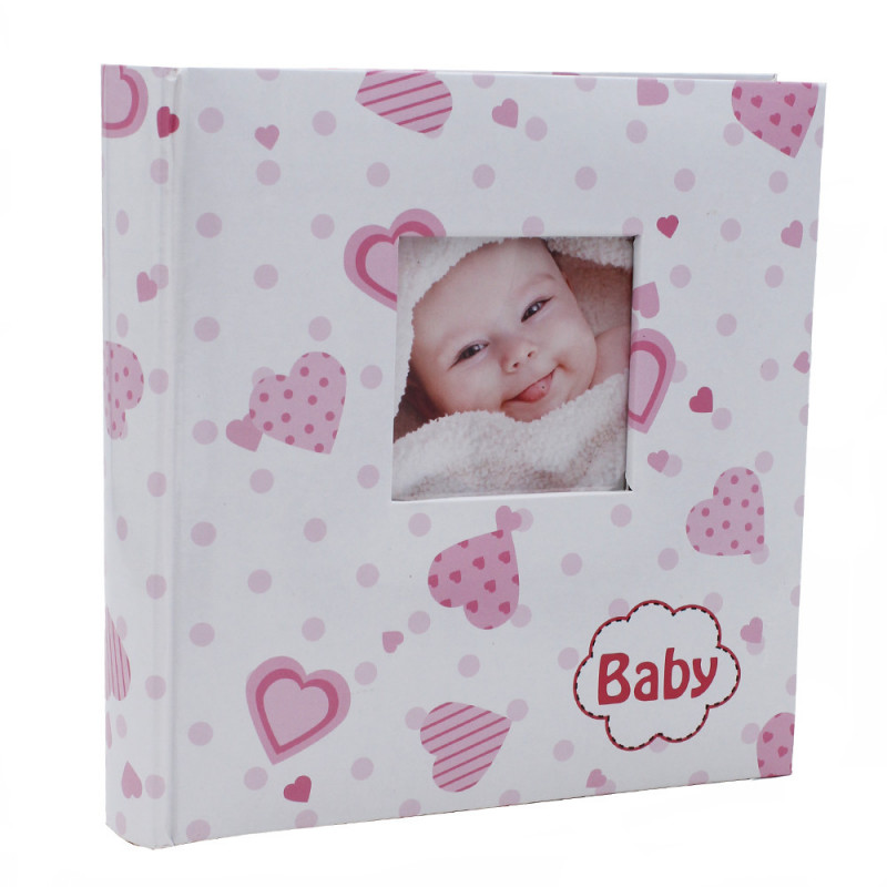 Album photo bébé KP Baby rose 200 pochettes 10X15