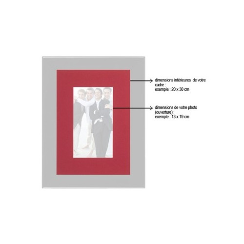 Passe-partout Brio extra blanc 20x30 - 30x40 cm