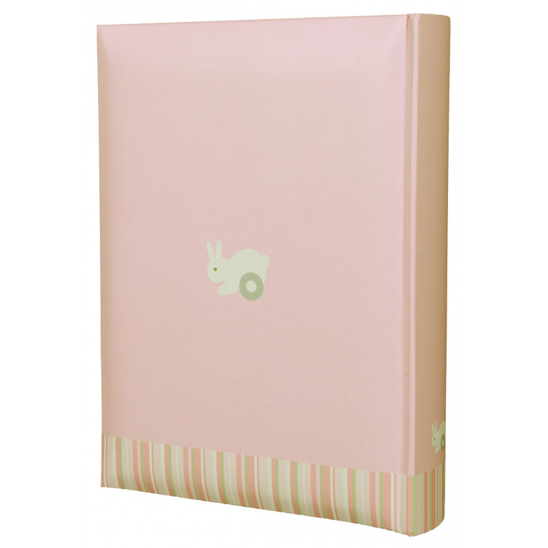 Album photo bébé Kaja rose pastel 200 pochettes 10x15 cm