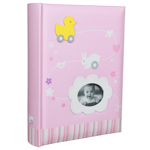 Album bébé CPC Kaja rose pastel 200 pochettes 10X15